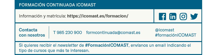 Formación continuada ICOMAST