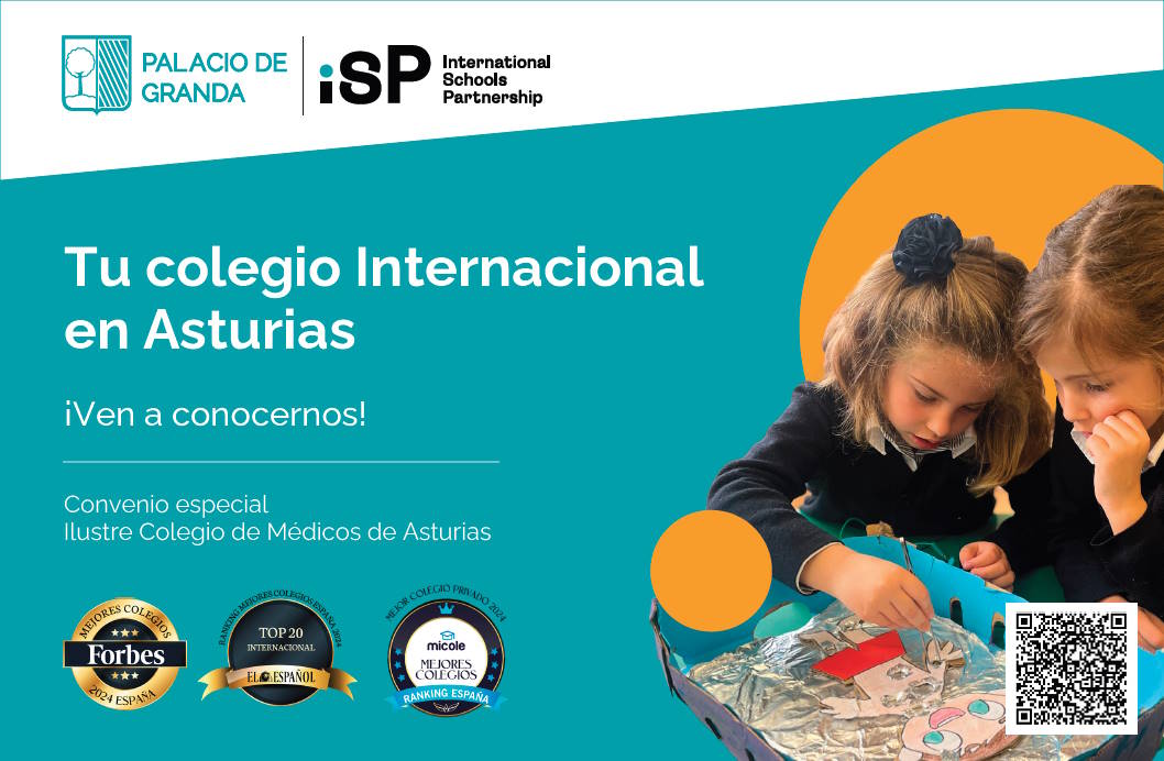 Palacio de Granda. International Schools Partnership. Tu colegio internacional en Asturias. ¡Ven a conocernos! Convenio especial con el Ilustre Colegio de Médicos de Asturias.